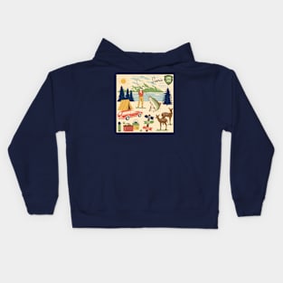 Scenic Long Lake Kids Hoodie